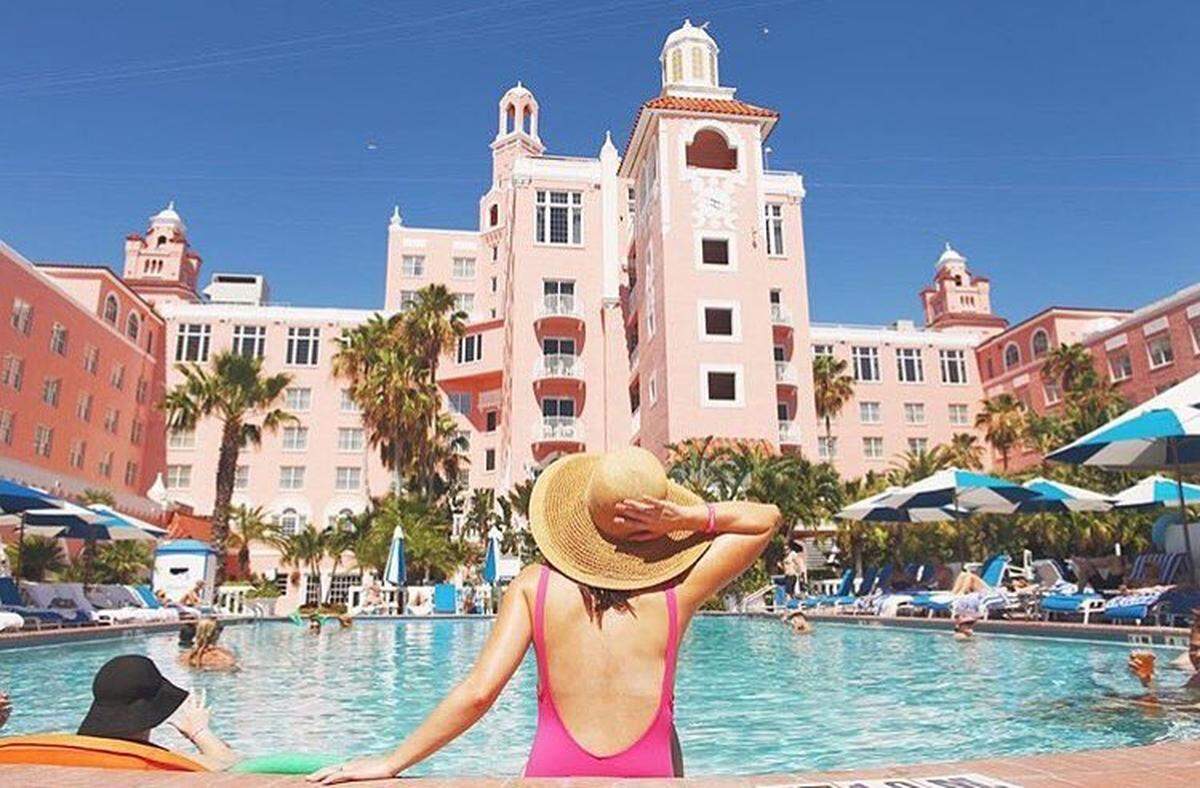 Stage your insta poolside at The Don Cesar.