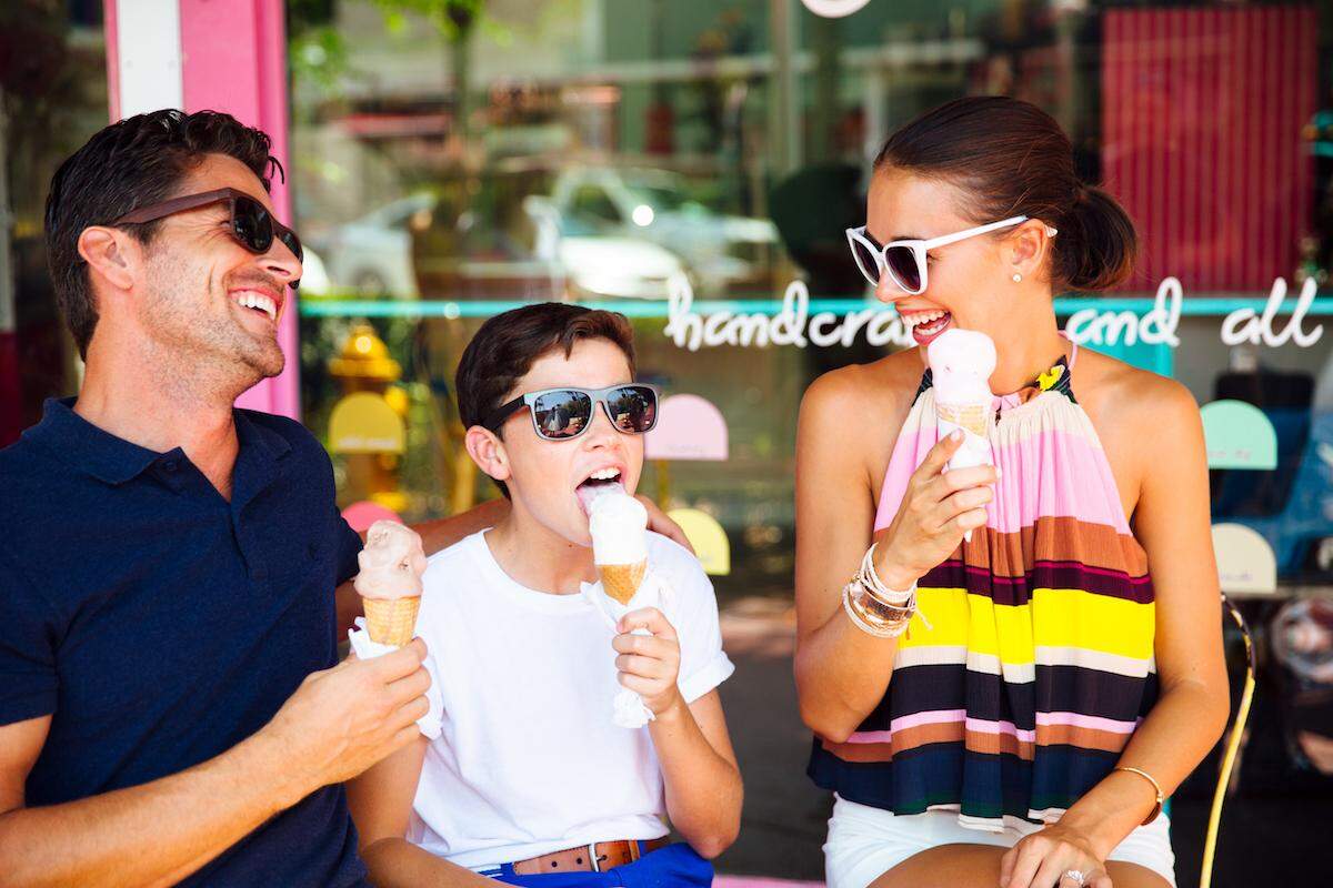 Bring the whole family for a scoop at Serendipity.