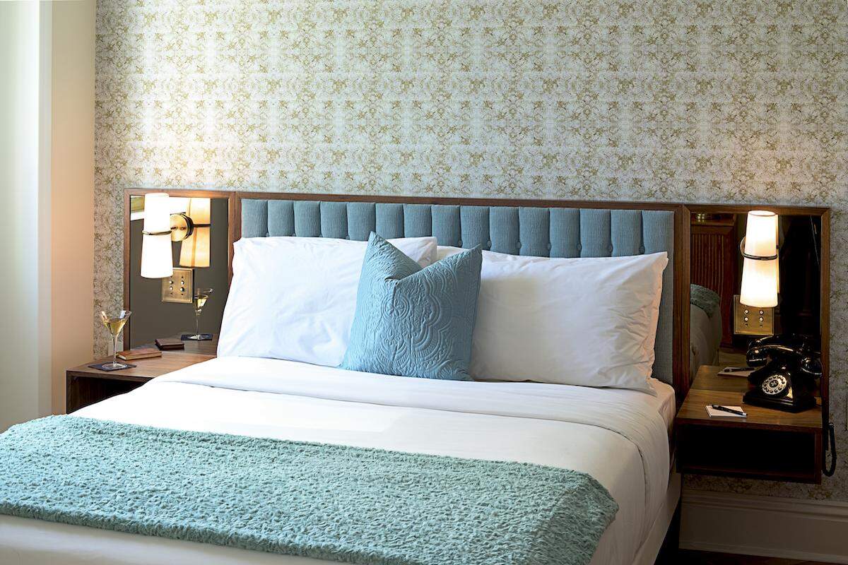 Guest rooms at The Langford.