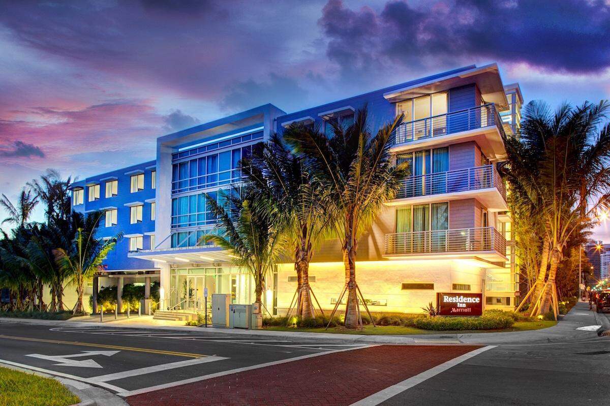 Check into the all-suites Residence Inn Surfside.