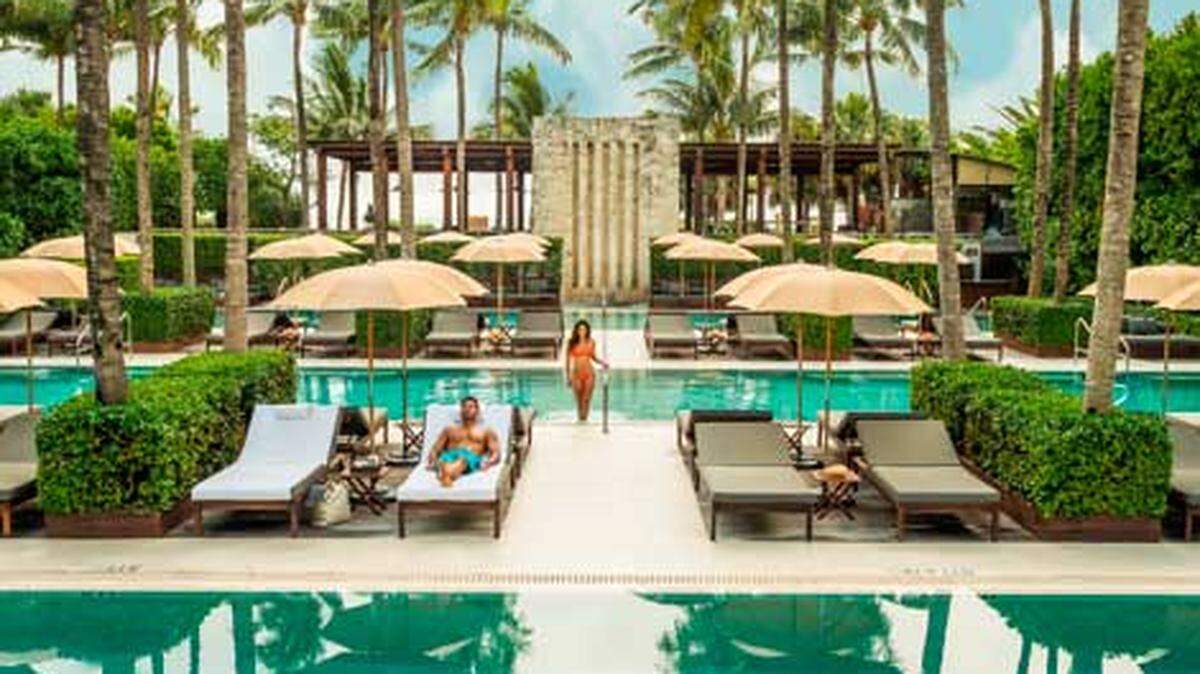Pool area the Setai.