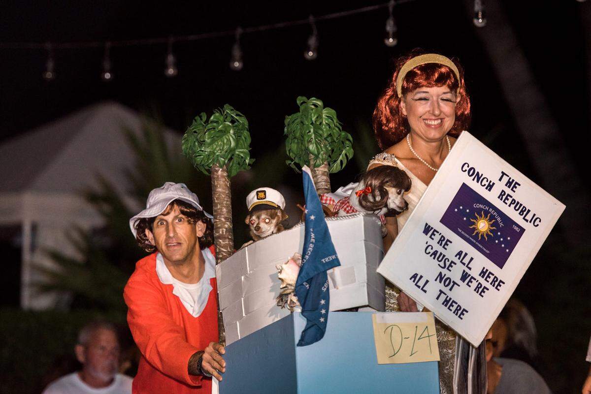 Zany fun at the Pet Masquerade. Photo courtesy of Fantasy Fest.