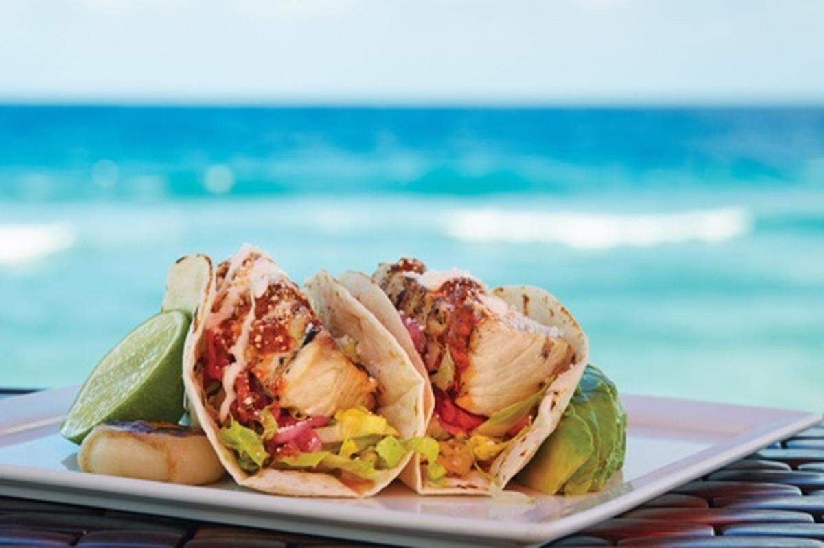 AB&amp;G Fish Tacos at Four Seasons Palm Beach.