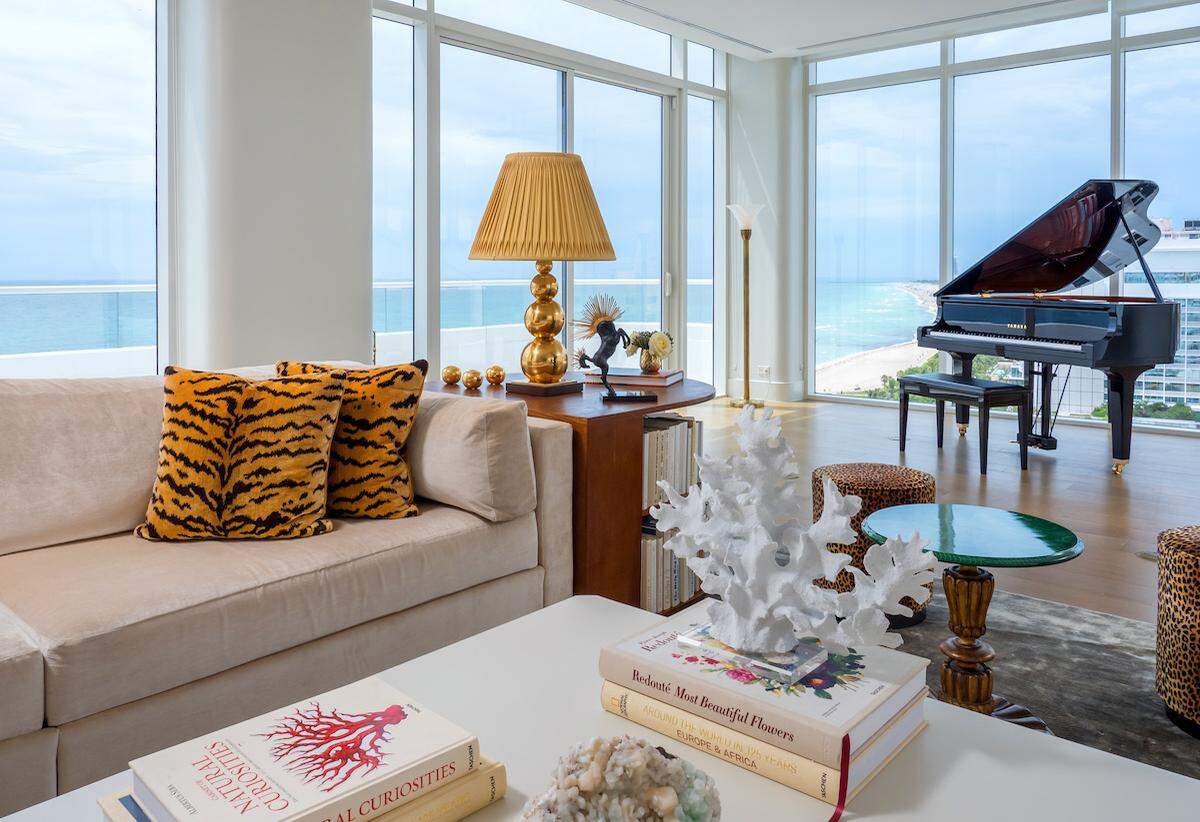The over-the-top Faena penthouse was designed by