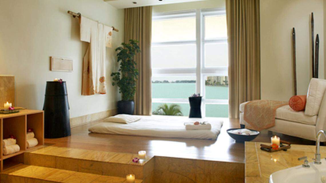 Spa at Mandarin Oriental, Miami.