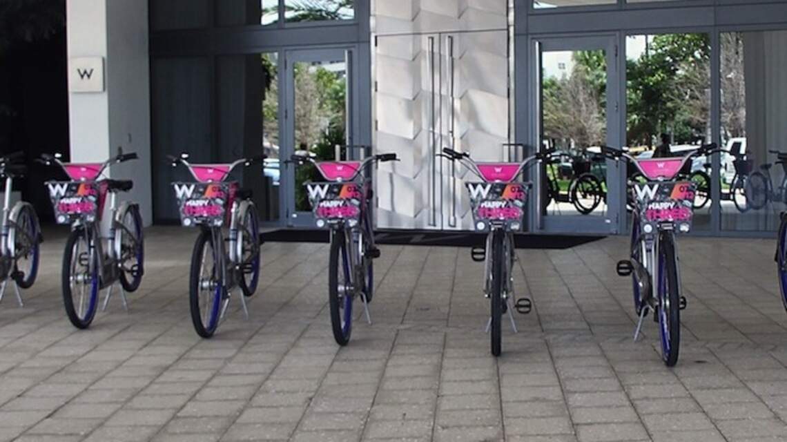Bike &amp; save this summer at W South Beach