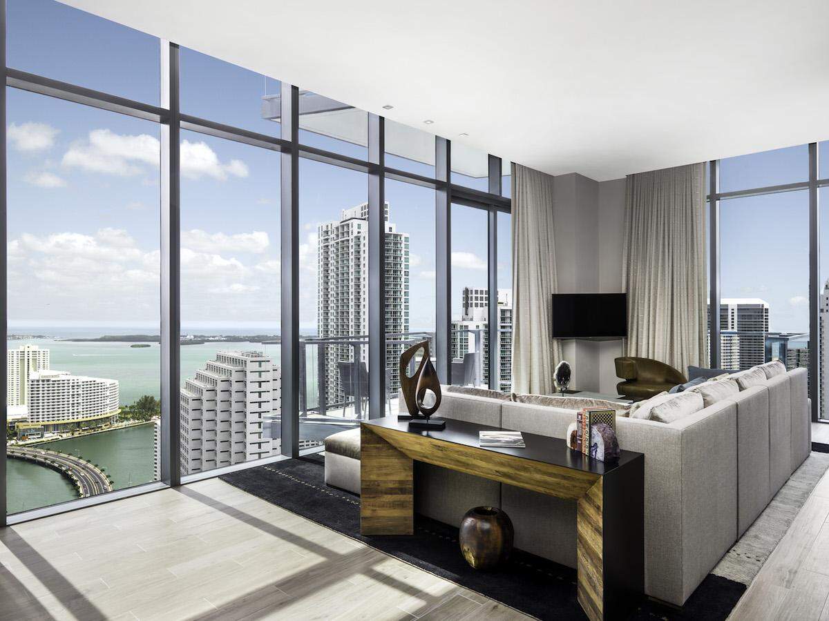 Panoramic views come with the territory in the EAST Suite.
