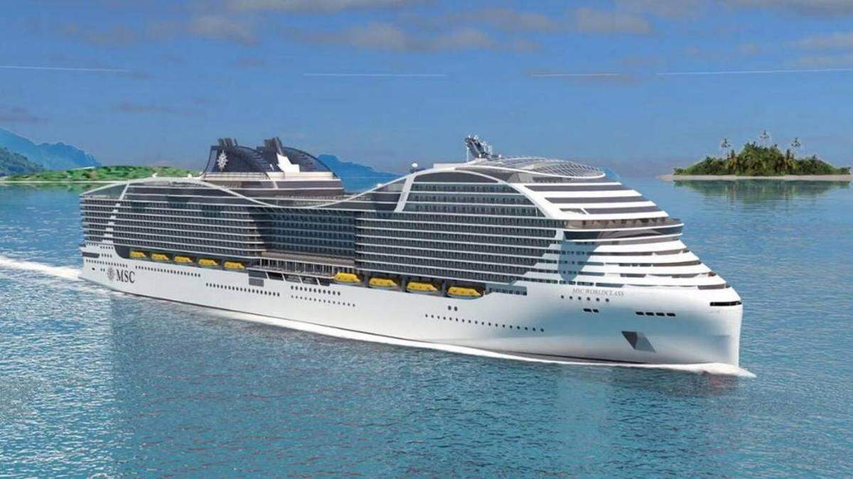 MSC Cruises' World Class of ships will have capacity for nearly 7,000 passengers at maximum occupancy. The cruise line plans to bring these ships to a new terminal at PortMiami set for completion in October 2022.
