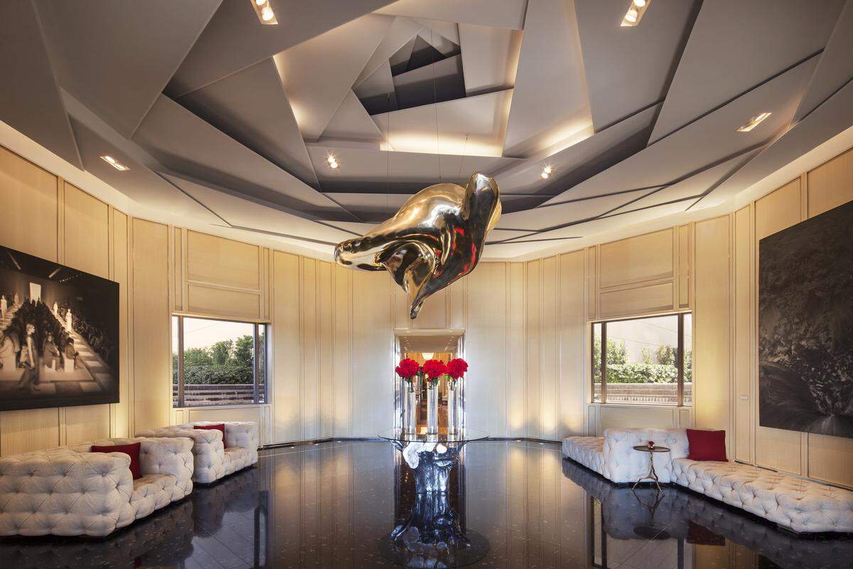 A corridor in the St. Regis Bal Harbour lobby