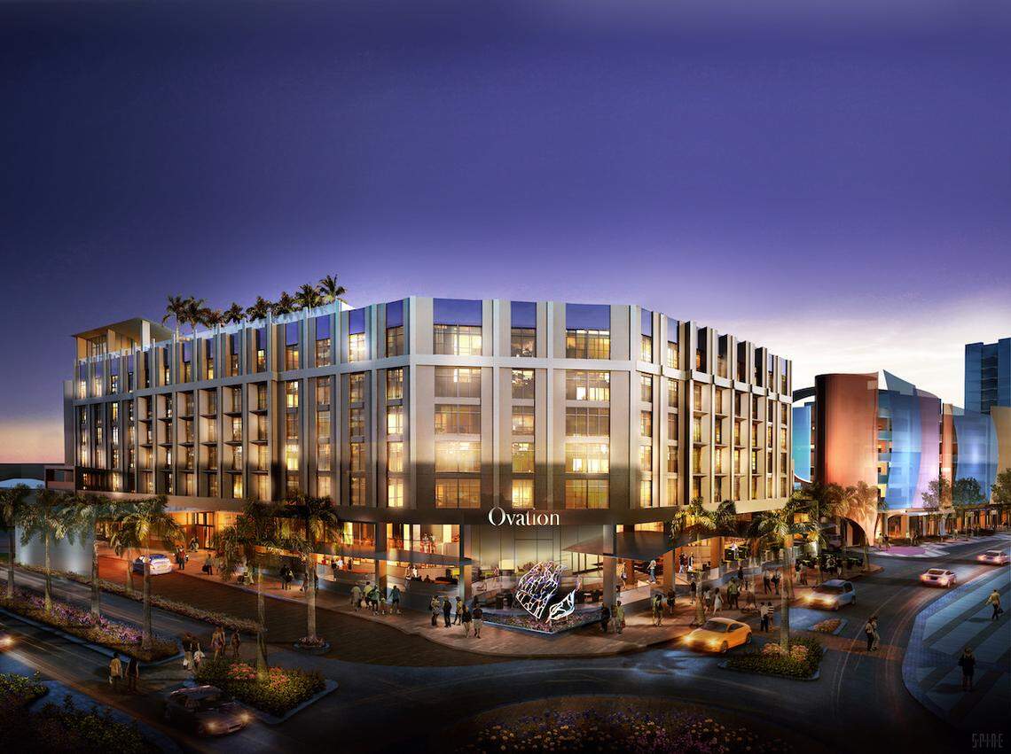 The new Art Ovation hotel in Sarasota.