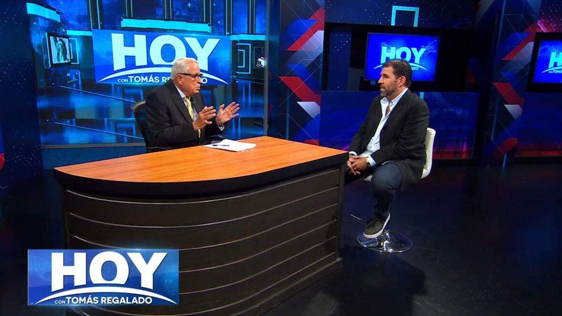 Former Miami Mayor Tomas Regalado, a veteran radio journalist, hosts a current affairs program on weekends.