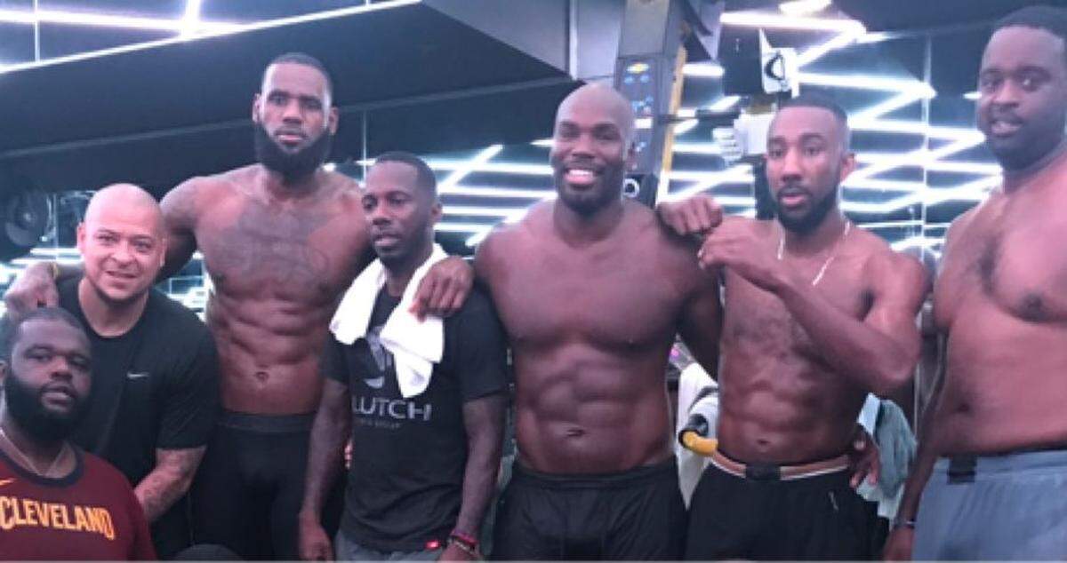 King James rose to the occasion at Rise Nation where he climbed 4700 feet with his besties