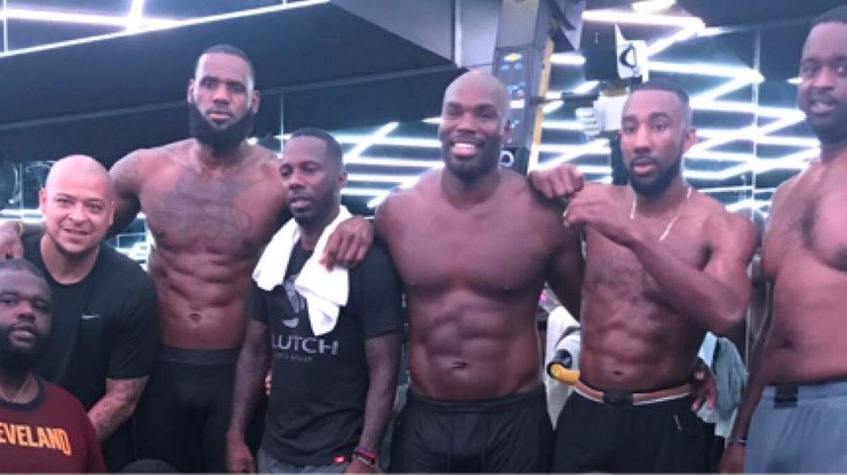 King James rose to the occasion at Rise Nation where he climbed 4700 feet with his besties