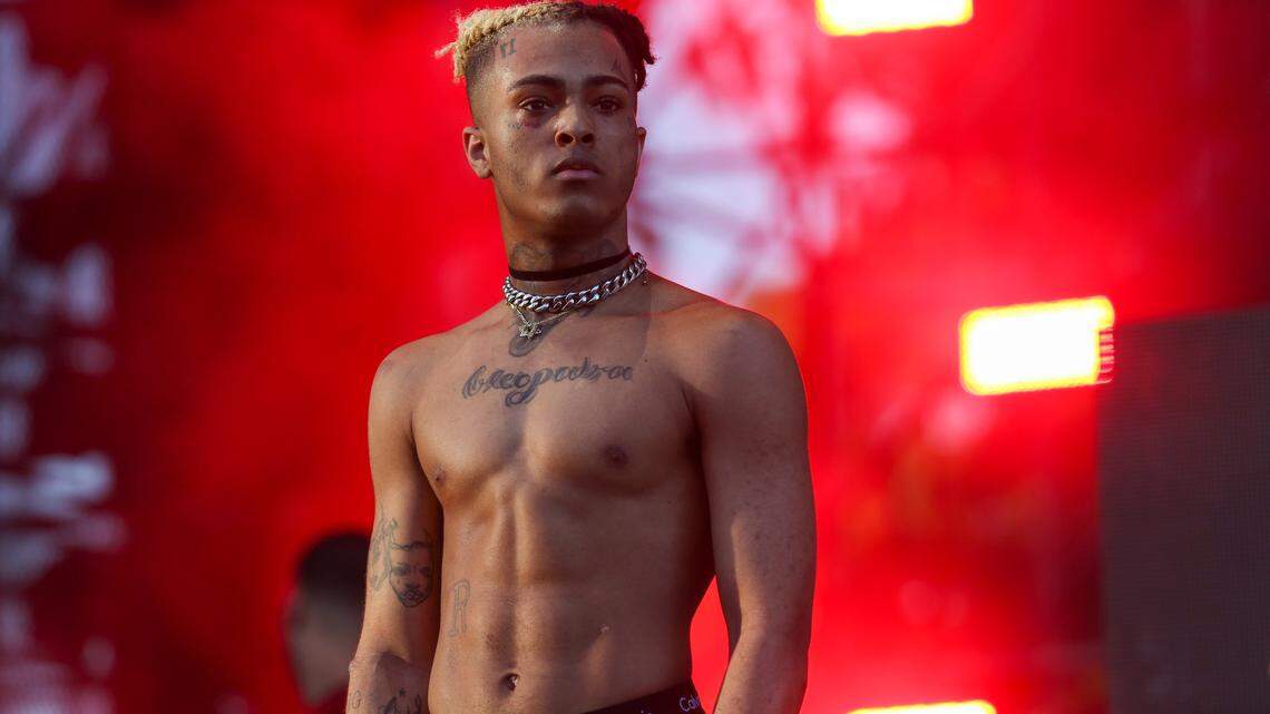 XXXTentacion performs during the second day of the Rolling Loud Festival in downtown Miami on Saturday, May 6, 2017.