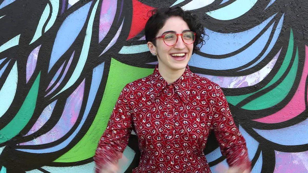 Emily Estefan visited Henry H. Filer Middle School in Hialeah.