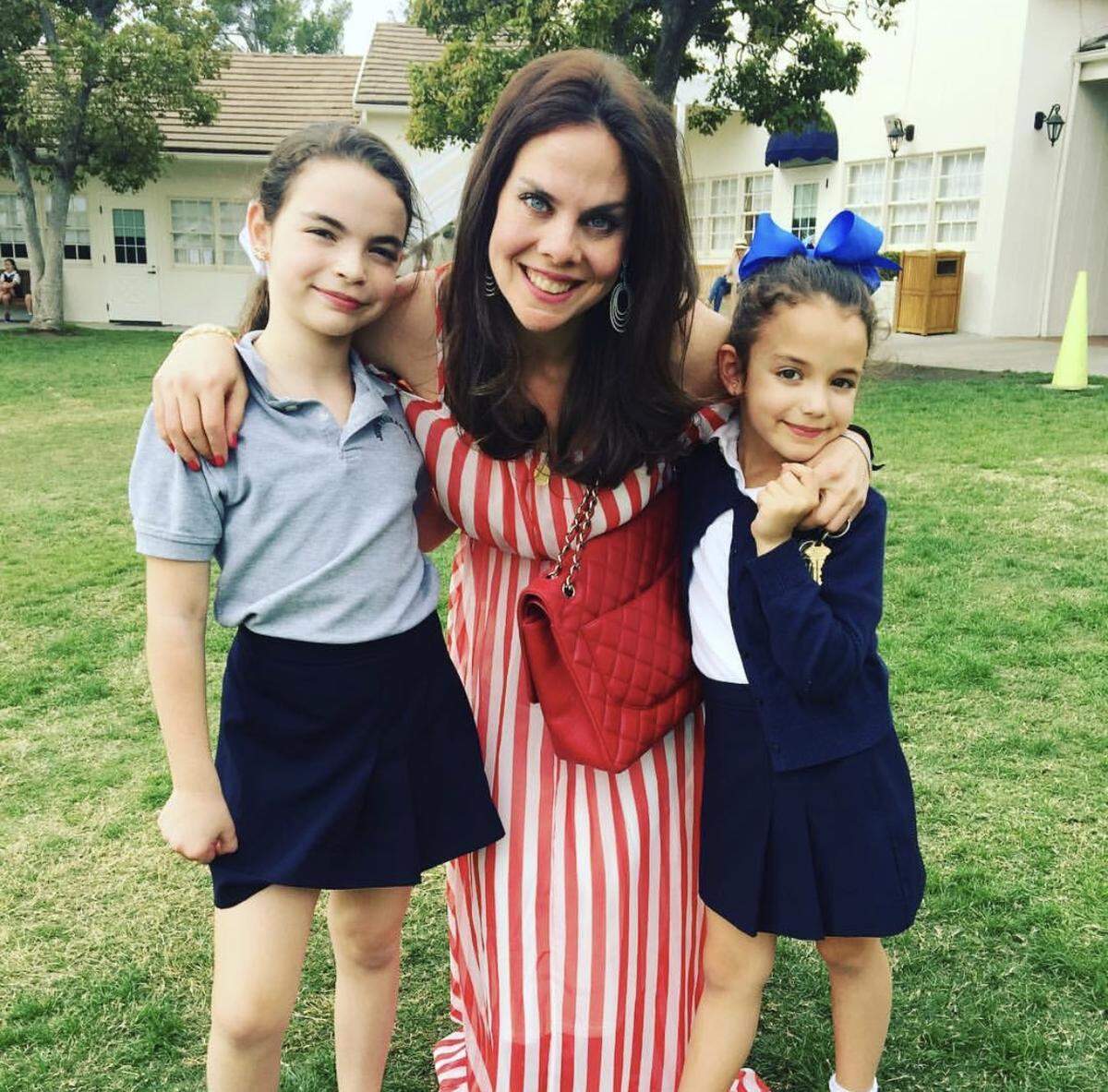 Chloe Summer and her two daughters, who inspired her line of kid-friendly accessories.