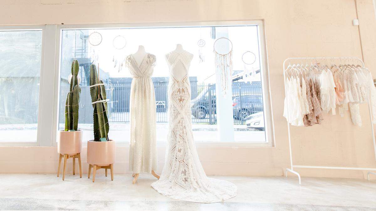 Wedding dresses.