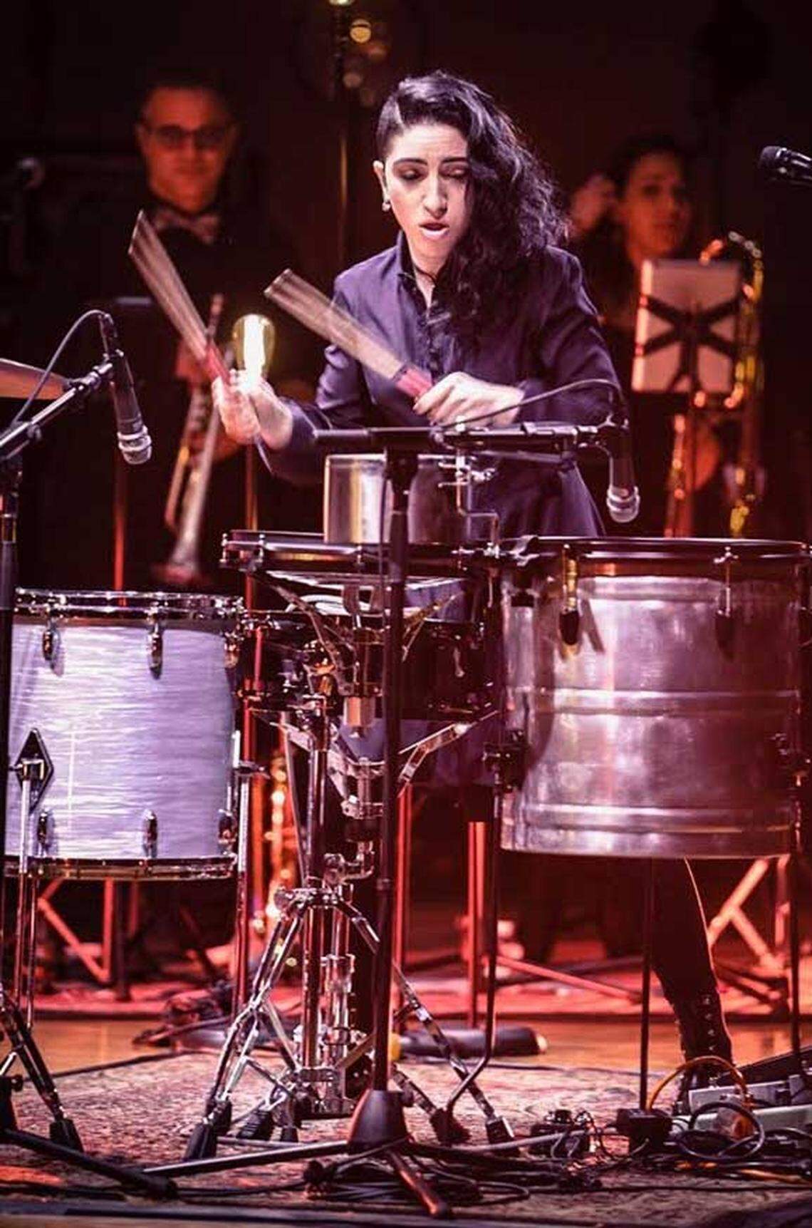 Emily Estefan is a Berklee College of Music grad who plays multiple instruments, writes songs and sings. And she's the daughter of famous people.