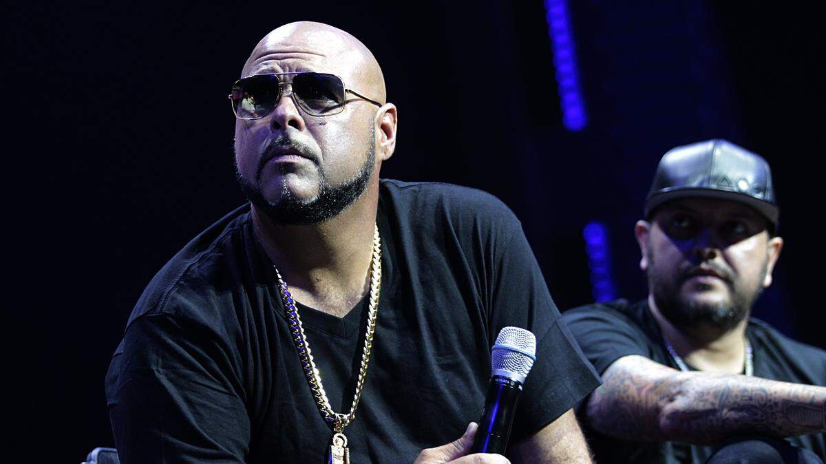 Miami’s own DJ LAZ, gets ready to speak at the “Evolution of Radio and Digital Media panel” during the IMPACT ’17 Conference, a one-day annual event centered around music, technology, fashion and art, at the University of Miami Watsco Center in Coral Gables on Thursday June 29, 2017.