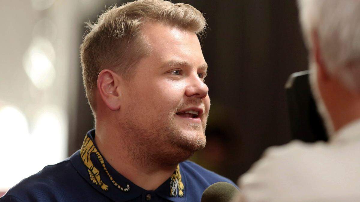 First time host James Corden at the “red carpet roll out” for the 2017 Grammys in Los Angeles. (Photo by Matt Sayles/Invision/AP)