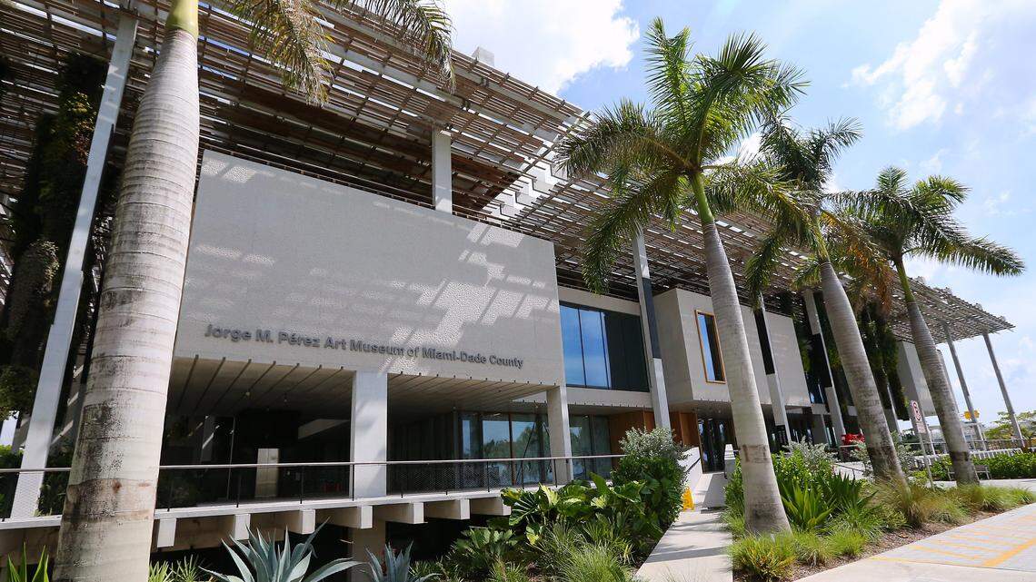 A view of the Pérez Art Museum Miami (PAMM) on Wednesday, July 15, 2015.