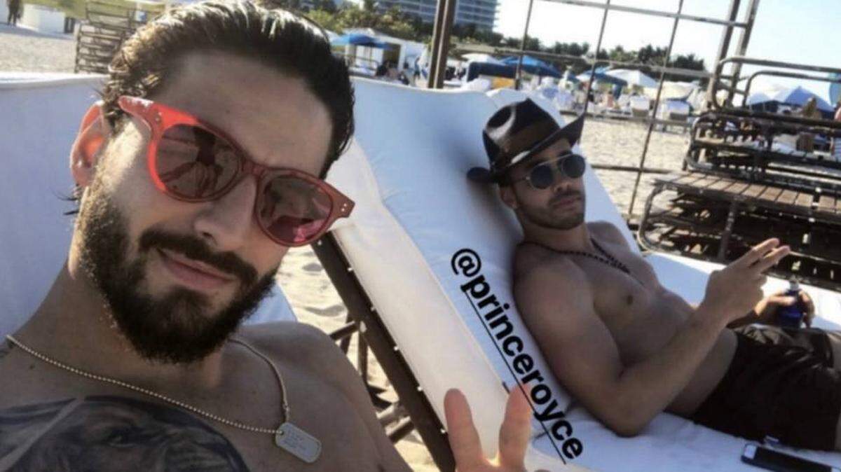 Maluma and Prince Royce were styling in Miami Beach