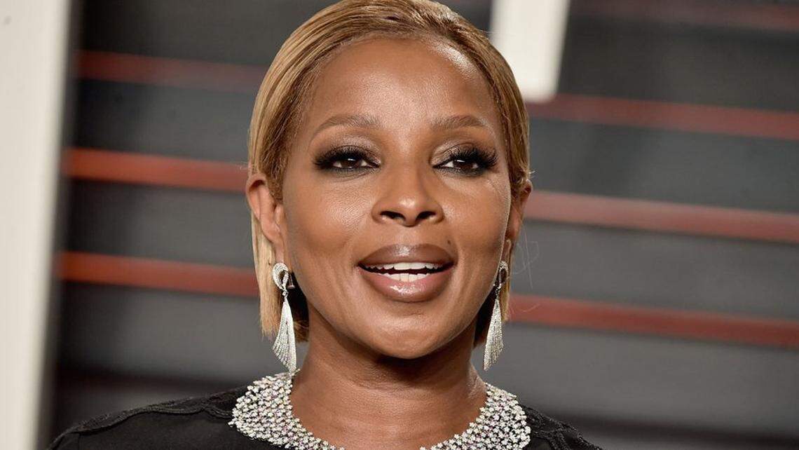 Mary J. Blige 2019 file photo. The R&B star performs July 11, 2019 at West Palm Beach’s Coral Sky Amphitheater with Nas.