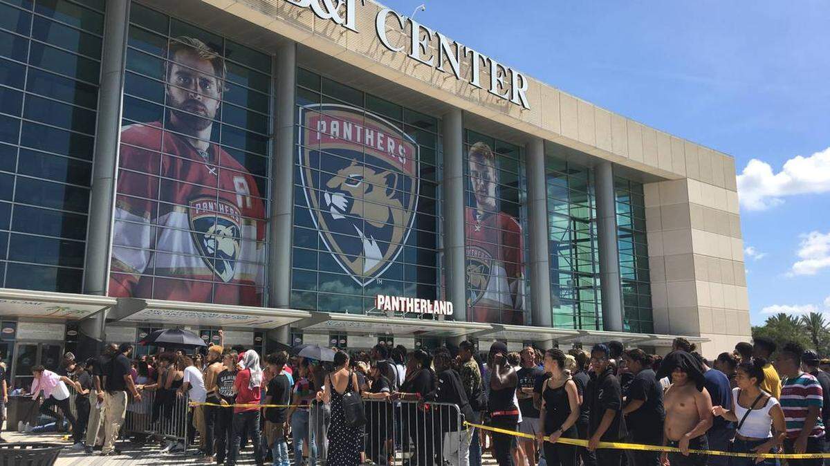 Jahseh Onfroy, better known by his stage name XXXTentacion, was mourned by fans and loved ones during a memorial service and viewing held for the slain rapper at the BB&T Center in Sunrise.