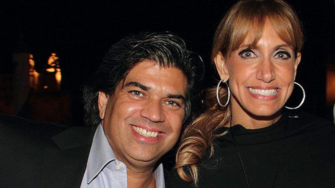 MIAMI - NOVEMBER 13: Oscar Seikaly, Lorenzo Luaces, Lili Estefan and Jorge Perez attend a private dinner for Bugari and Save the Children at Vizcaya Museum &amp; Gardens on November 13, 2009 in Miami, Florida. (Photo by Alexander Tamargo/Getty Images for Bulgari)