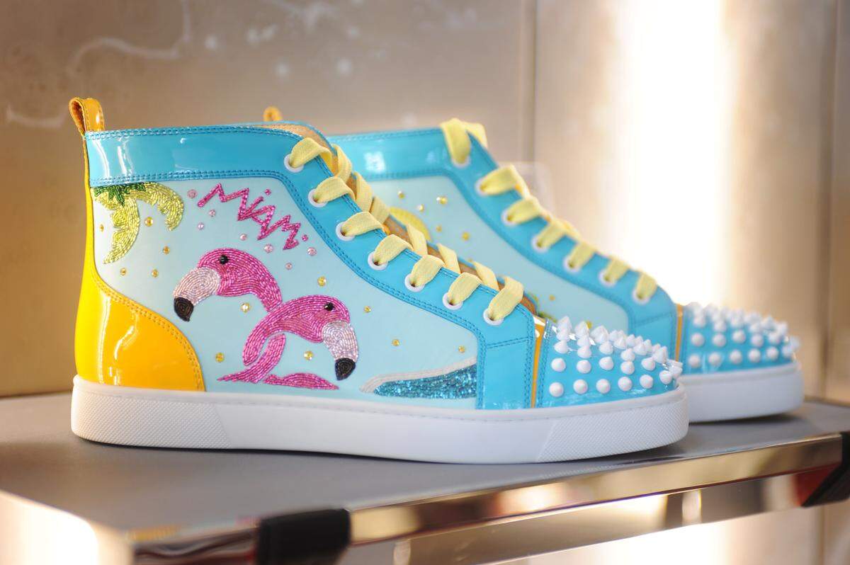 Louboutin's limited-edition "Miami" sneaker will cost you upwards of $4,000