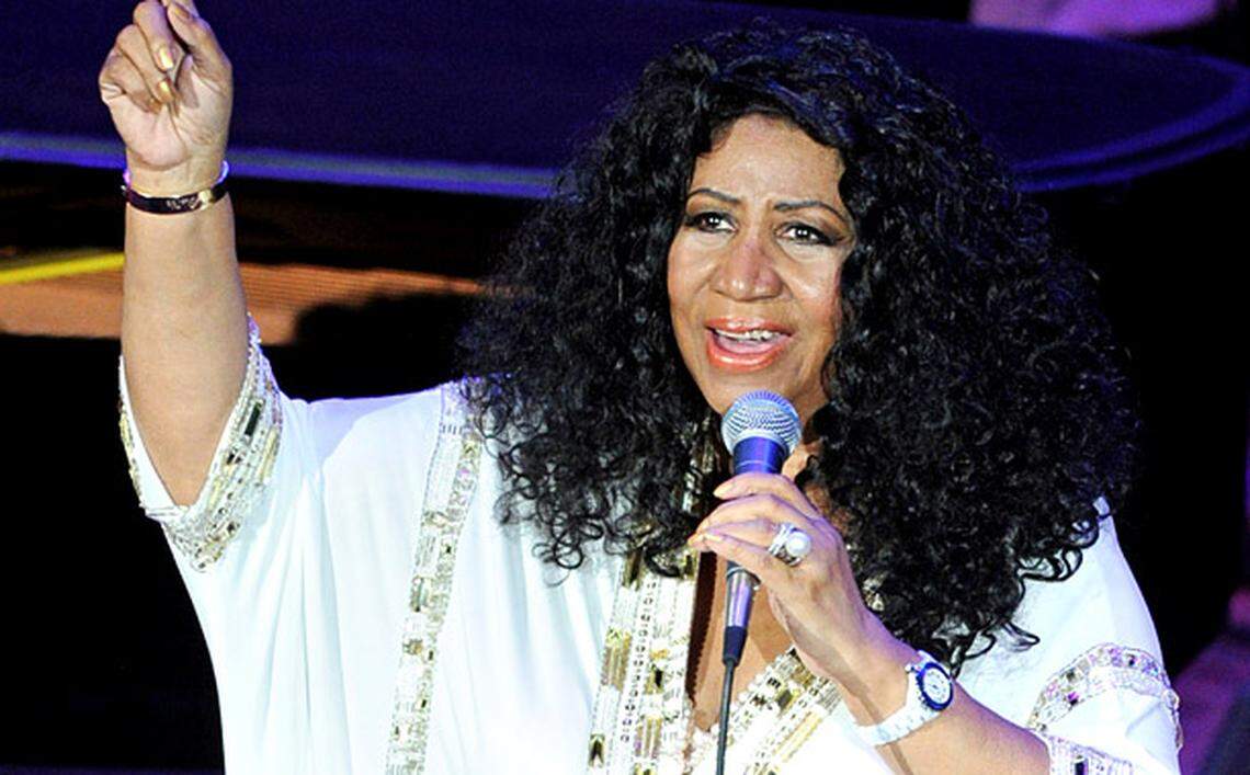 The Queen of Soul Aretha Franklin performed to a SRO audience at the Ryman Auditorium on Oct. 19, 2011 in Nashville, Tennessee.