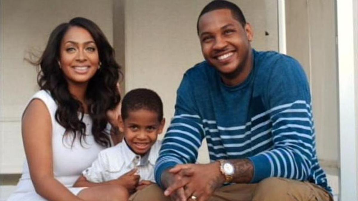 Throwback: La La and Carmelo Anthony with son Kiyan