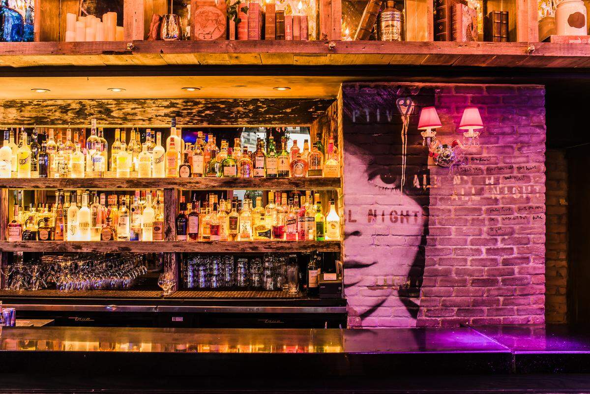 Interiors of Barsecco, located in Brickell