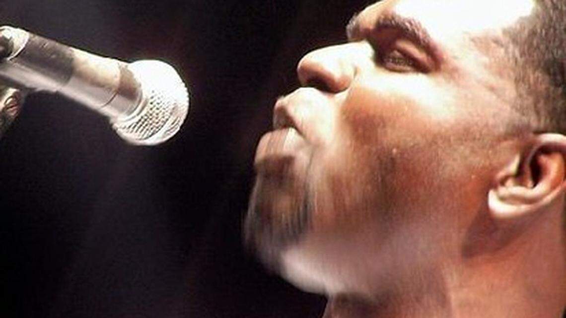 A poet gets into it at The Literary Cafe and Poetry Lounge. Photo courtesy of Will Da Real One.