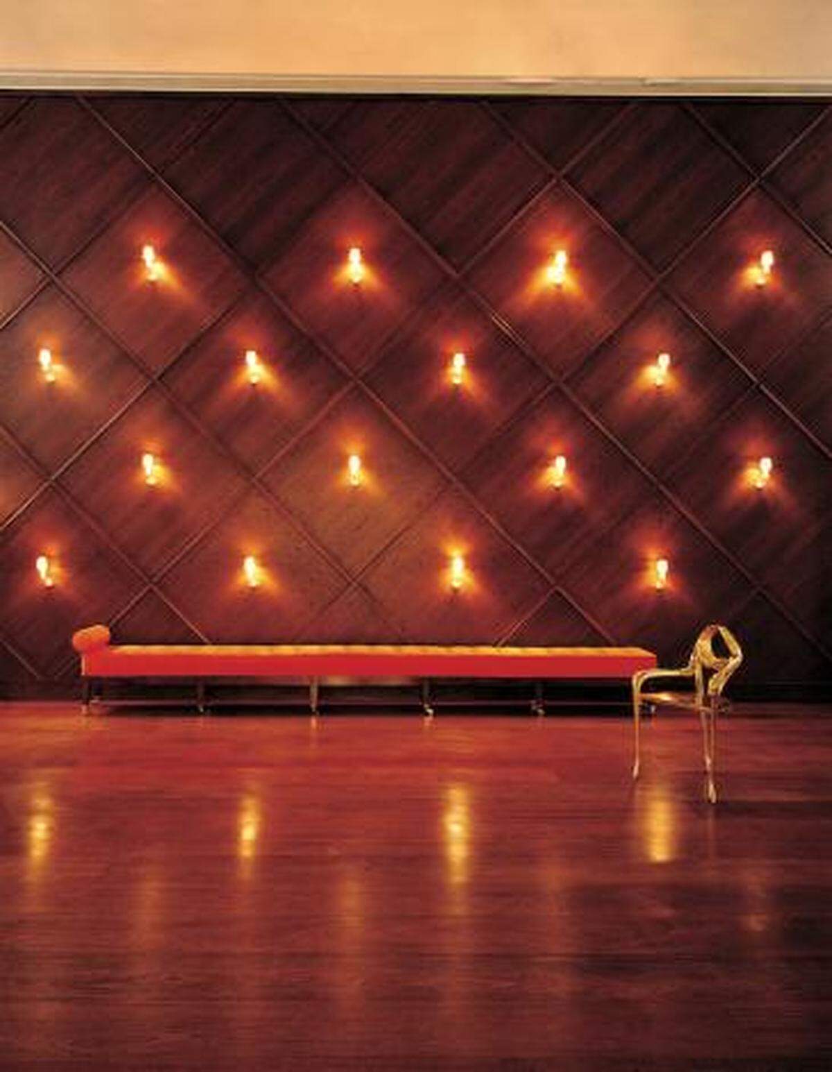 Part of the Delano’s lobby design features a chair designed by Salvador Dali.