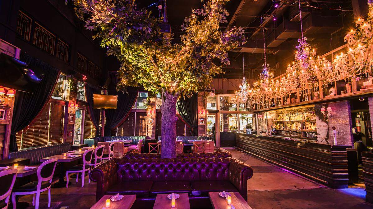 Interiors of Barsecco, located in Brickell
