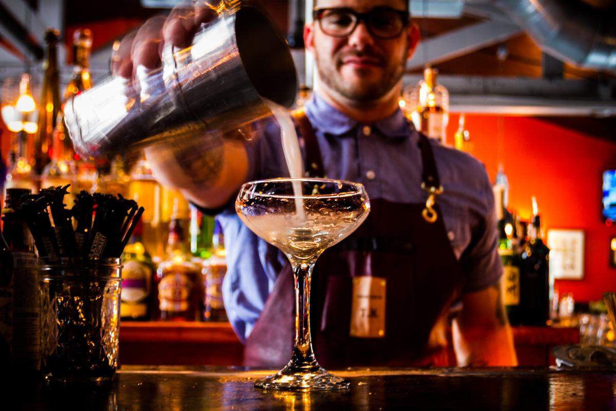 Thomas Merolla, head bartender at Purdy Lounge, has created a couple of specialty drinks in honor of "Star Wars: The Last Jedi."
