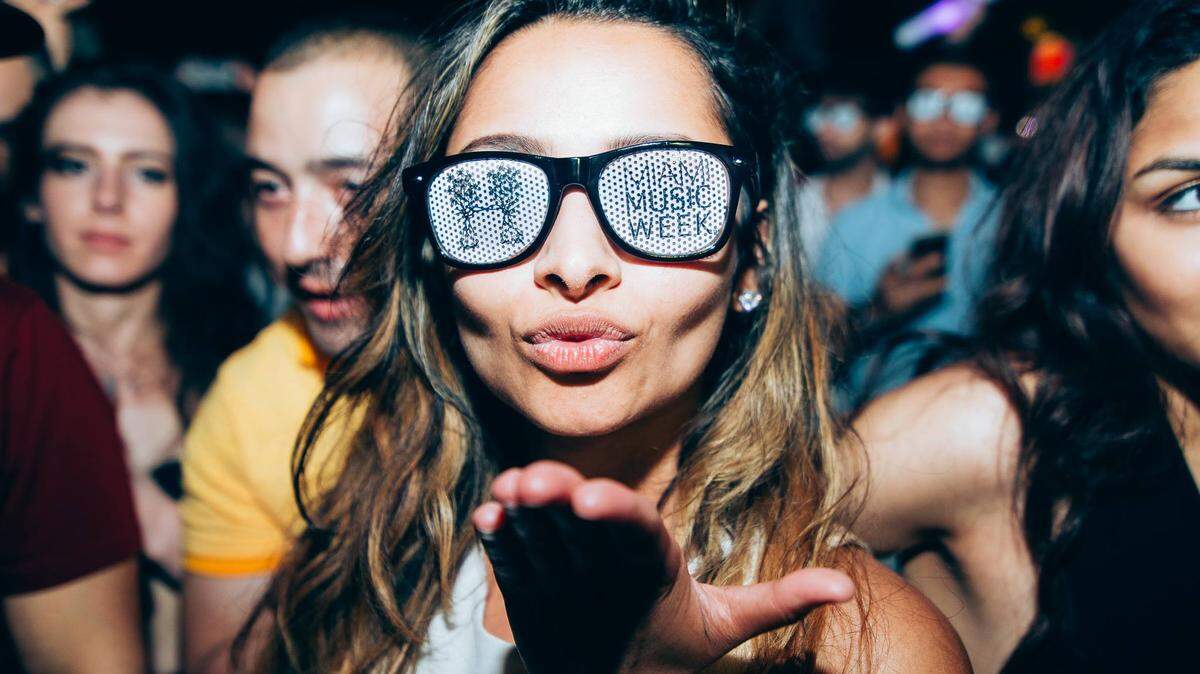 Party people at SLS South Beach's Hyde.