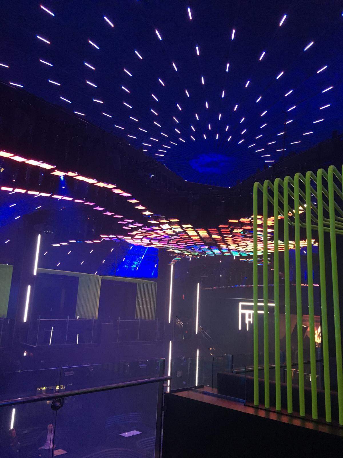A view of Lola from the VIP level.