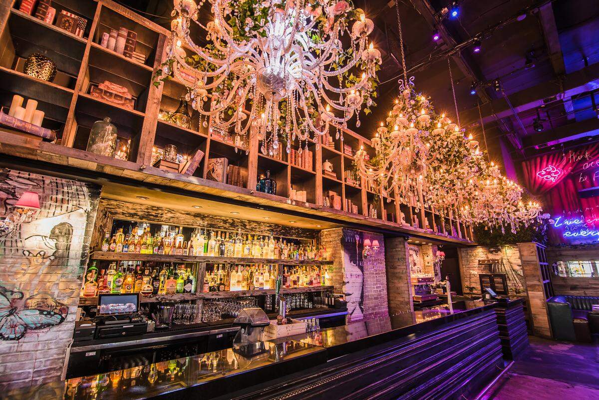 Interiors of Barsecco, located in Brickell