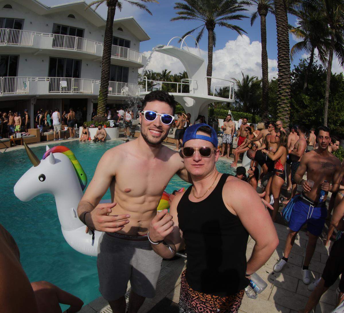 Pool party time at the Shelbourne Hotel during Miami Music Week 2017.