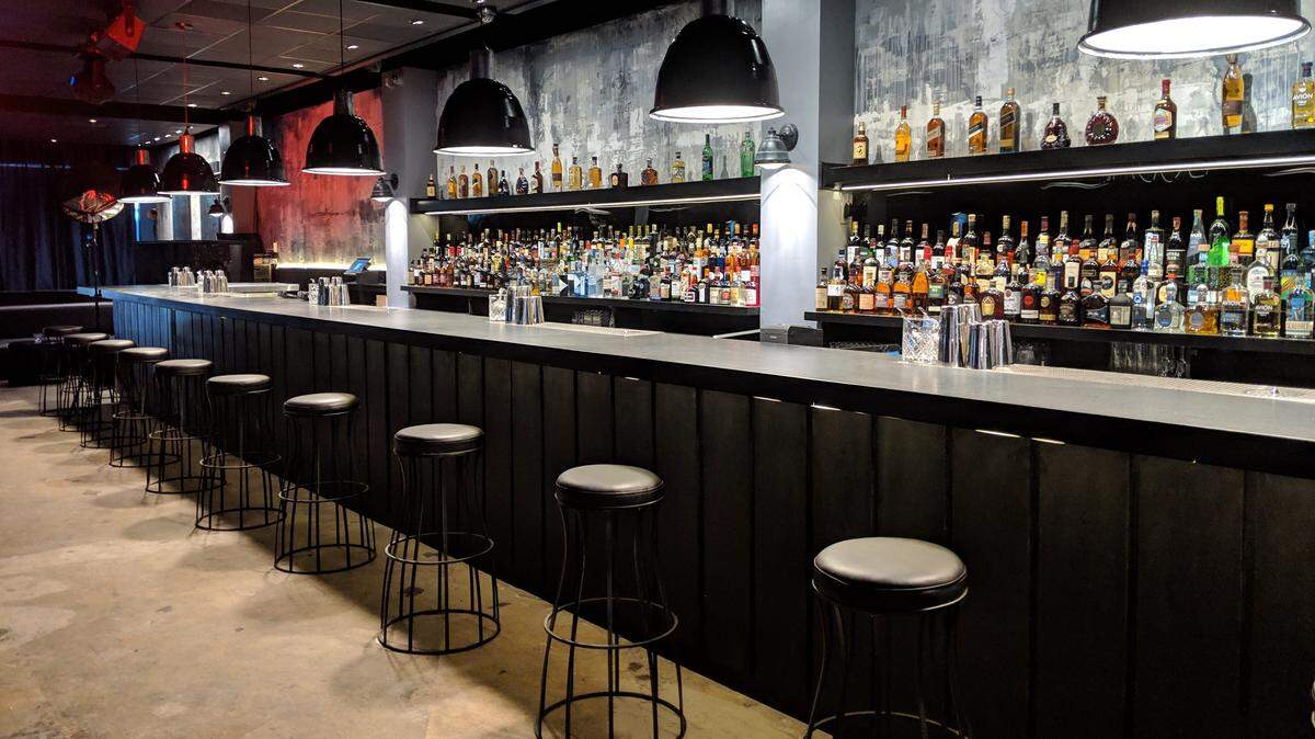 The bar at Boombox.