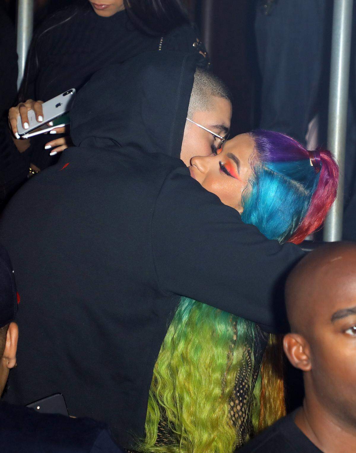 Bad Bunny and Cardi B make an appearance at E11EVEN MIAMI during Art Basel 2018