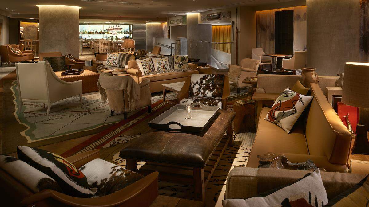 SAAM is on the second floor of the SLS Brickell.