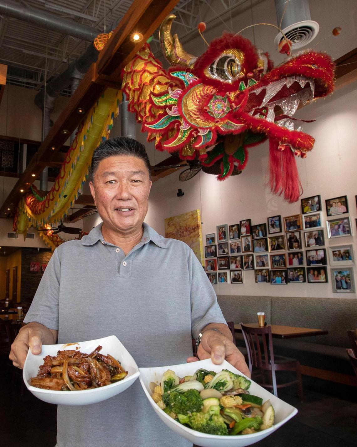 The Venezuelan Chinese restaurant named Qianlong Asian Bistro in Doral was founded several years ago in Venezuela, where it was called El Palmar. Today, Yony Moy runs the fourth generation family restaurant in Doral on Tuesday, May 11, 2021.