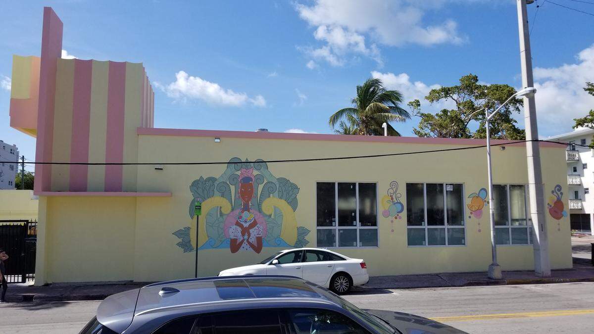 The new South Beach Palacio de los Jugos will have a color scheme to match the historic art deco district.