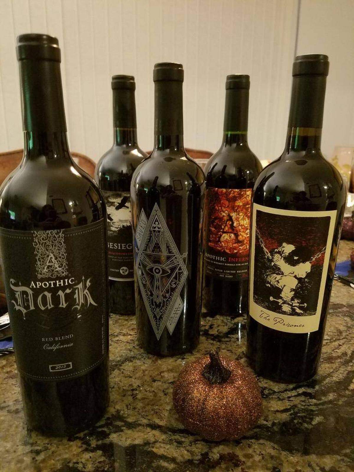 We had a dark and stormy time tasting these wines.