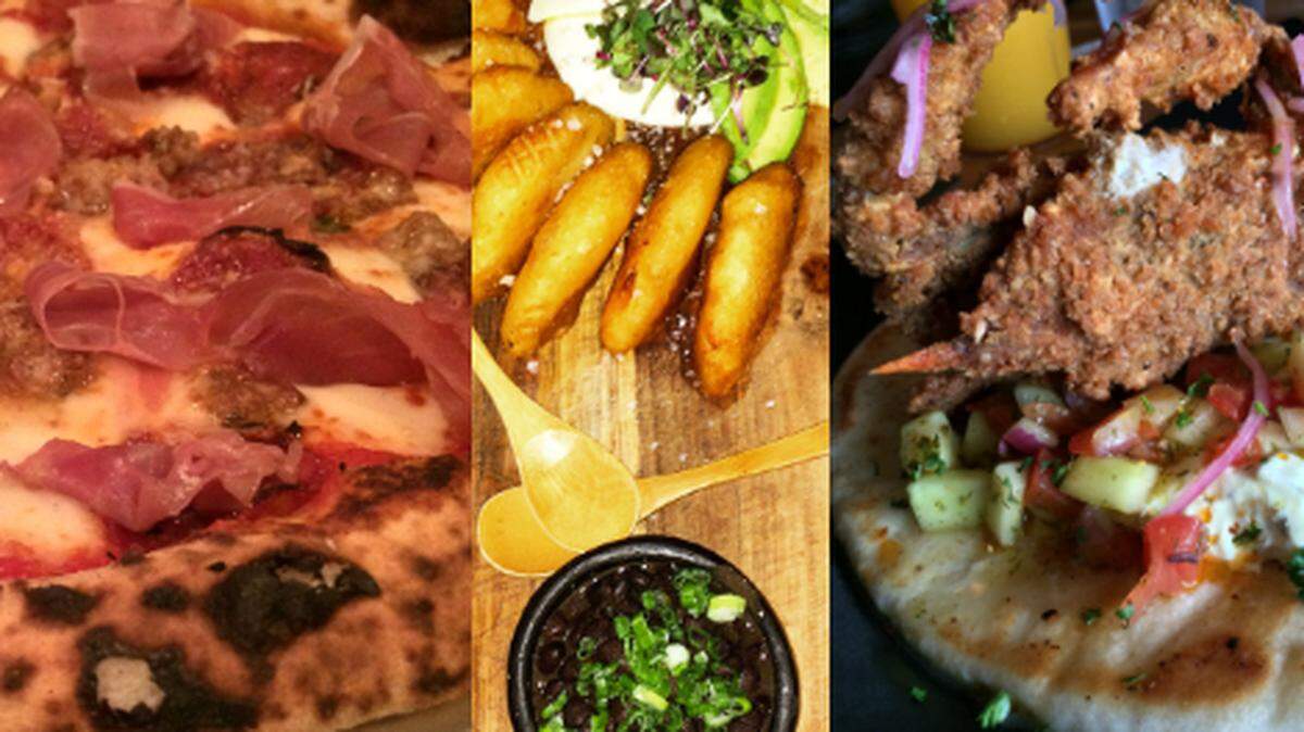 Images from Proof Pizza, 27 Restaurant and Josh's Deli by Evan Benn / Miami Herald staff.