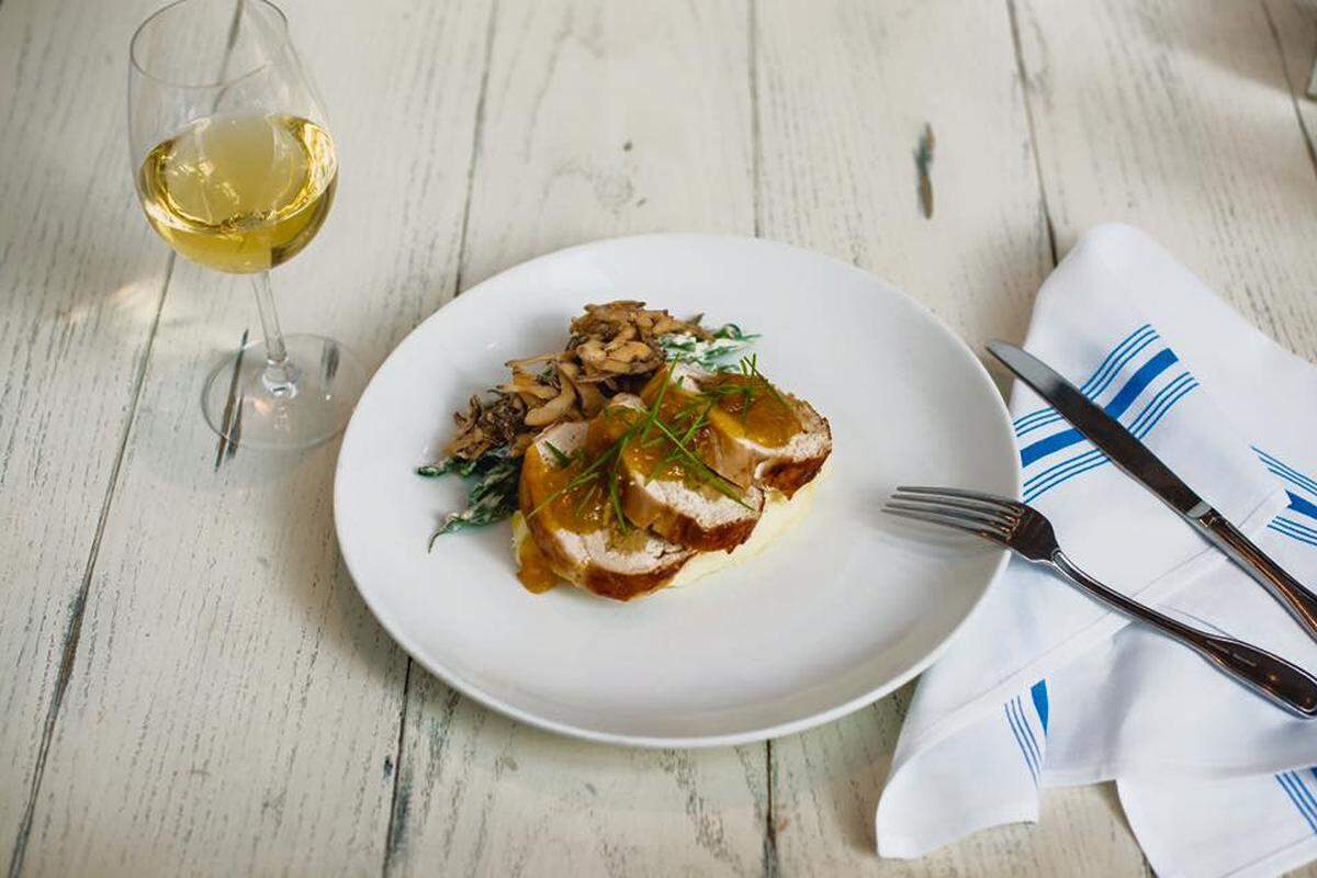 Roasted turkey with gravy at Icebox Cafe. (Handout)