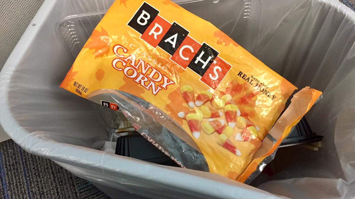 Put candy corn where it belongs.